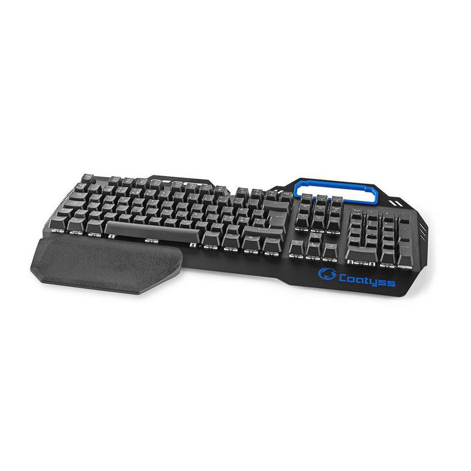 Nedis  Verkabelte Gaming-Tastatur | USB | Mechanische Tasten | RGB | Nordic | ND-Layout | USB-Stromversorgung | Länge des Stromkabels: 1,70 m | Gaming 
