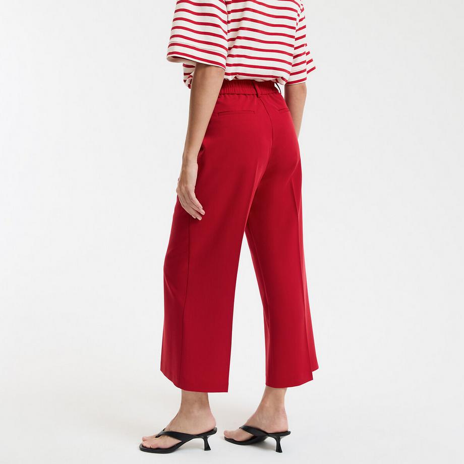 La Redoute Collections Weite Bundfaltenhose Knöchellang  