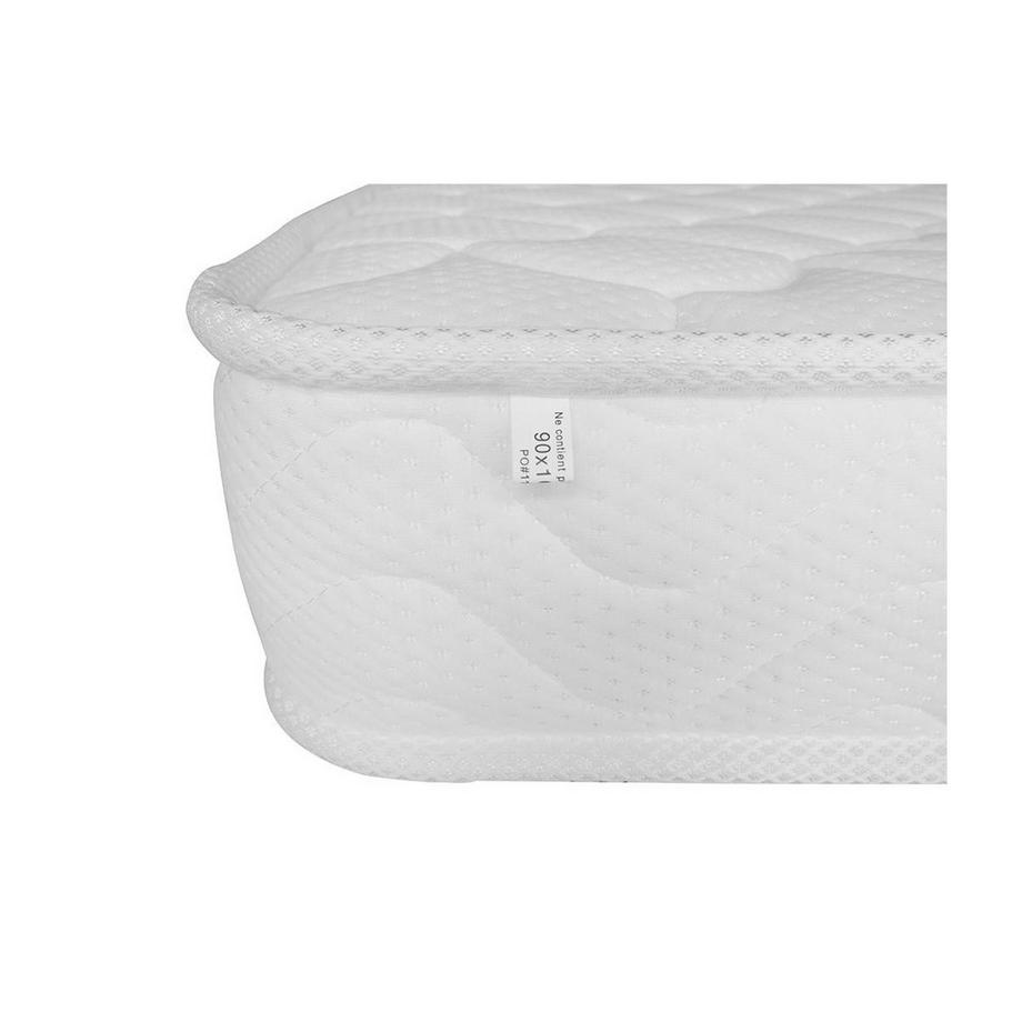 Vente-unique Set aus Bettgestell mit Bettkasten + Matratze aus Memory Schaum - Stärke 15 cm - 90 x 190 cm - Holzfarben hell - PELOPS von DREAMEA  