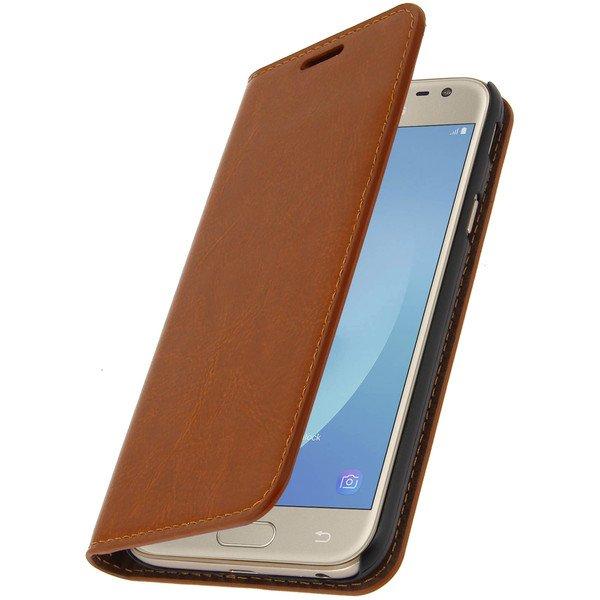 Avizar  Étui en Cuir Galaxy J5 2017 - Camel 