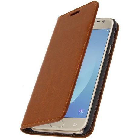 Avizar  Étui en Cuir Galaxy J5 2017 - Camel 