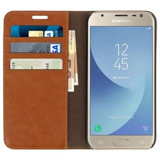 Avizar  Étui en Cuir Galaxy J5 2017 - Camel 