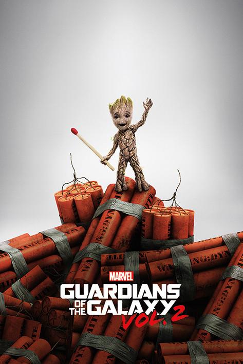 Pyramid Poster - Les Gardiens de la Galaxie - Groot  