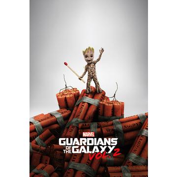 Poster - Les Gardiens de la Galaxie - Groot Dynamite