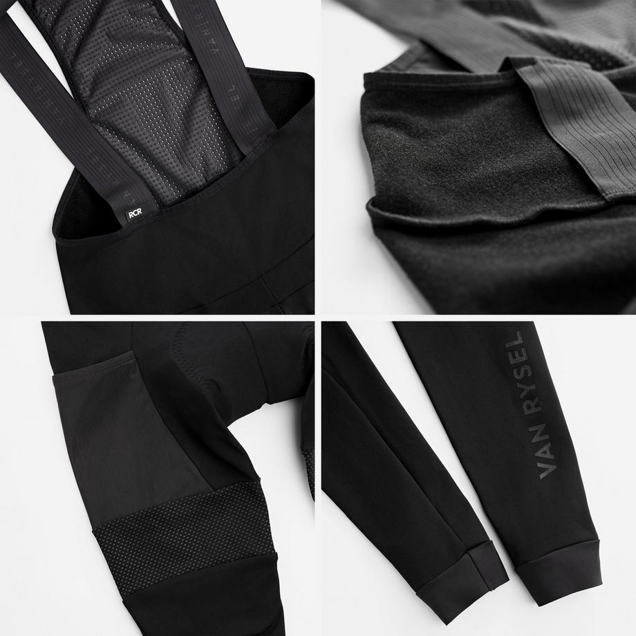 VAN RYSEL  Salopette ciclismo invernale lunga racer uomo poliestere 