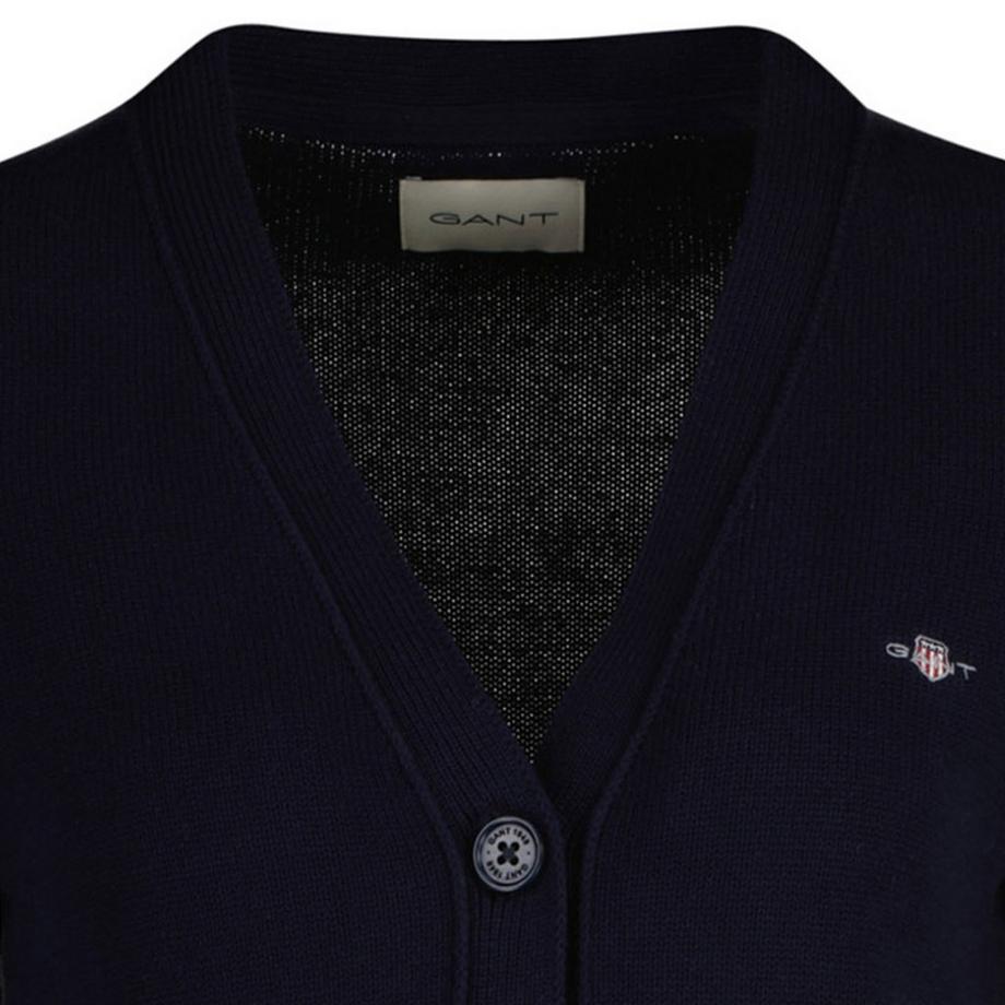 GANT Classic Cotton C-Neck Cardigan  