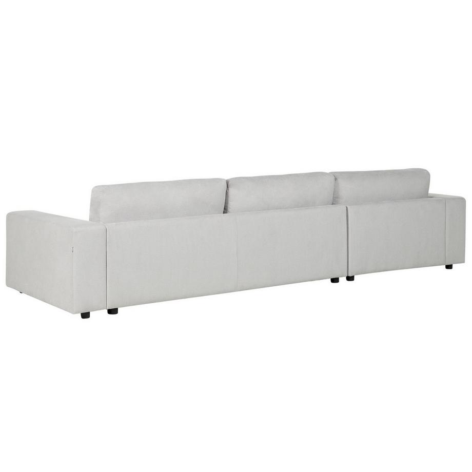 Beliani Canapé d'angle en Tissu Scandinave LOFOTEN  