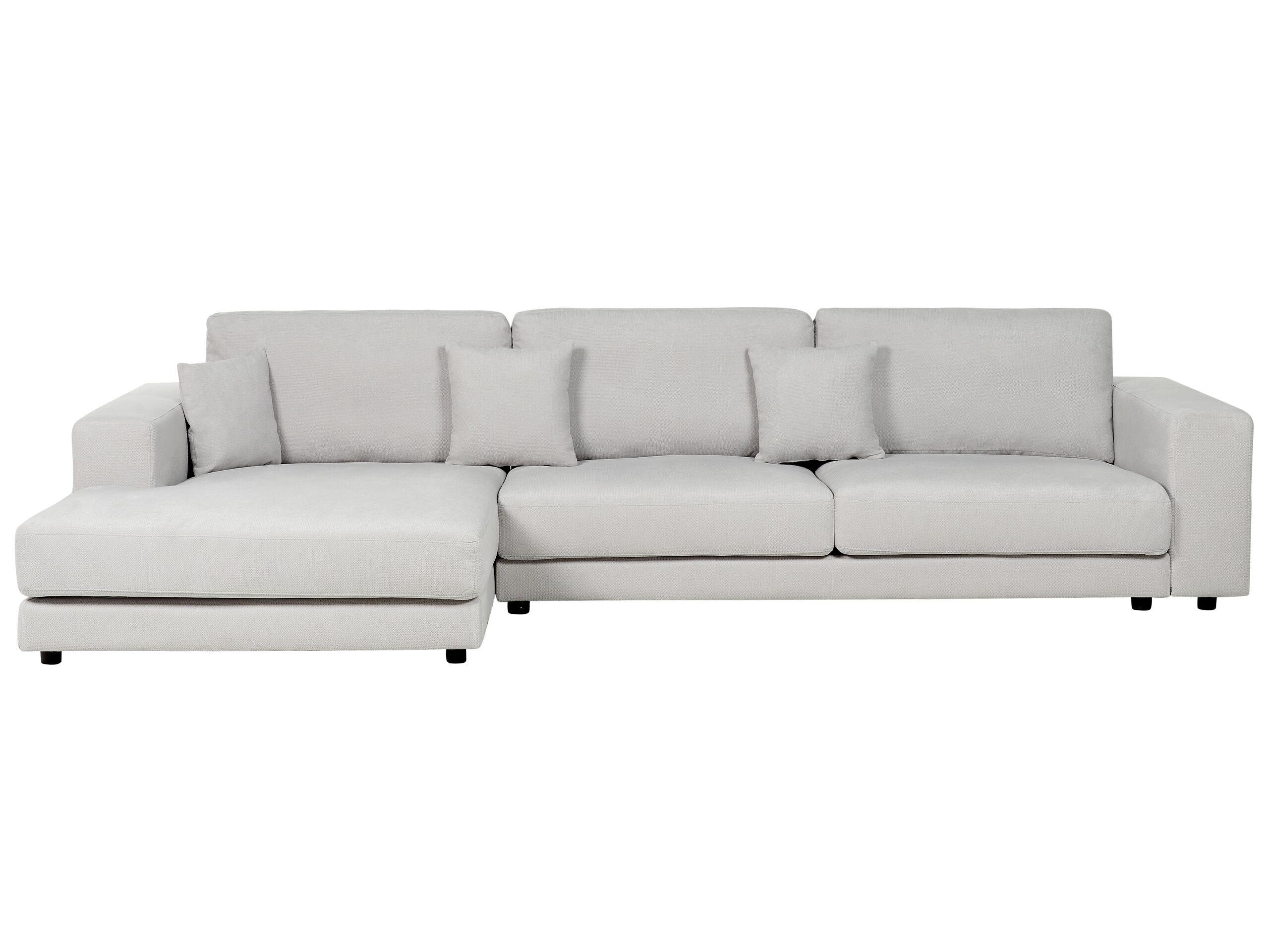 Beliani Ecksofa aus Polyester Modern LOFOTEN  