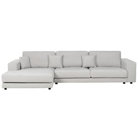 Beliani Ecksofa aus Polyester Modern LOFOTEN  