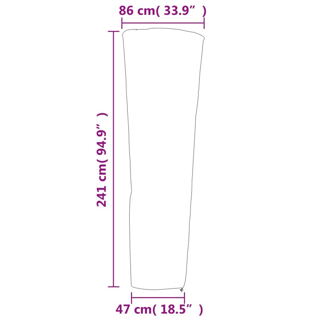 VidaXL Heizstrahler abdeckung polyester  