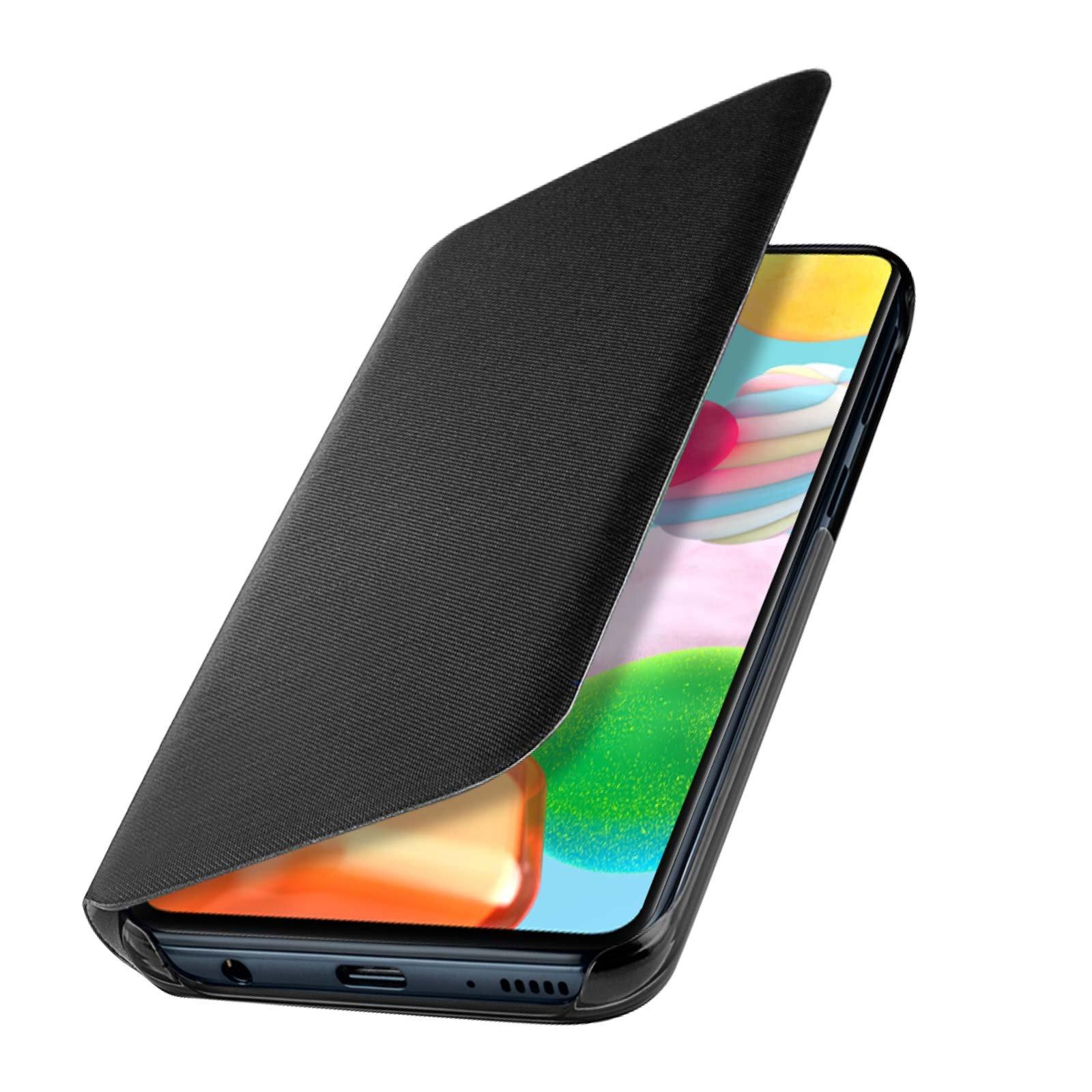 SAMSUNG  Original Wallet Cover Galaxy A41 Schwarz 