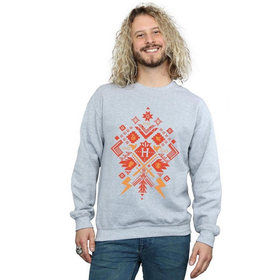 HARRY-POTTER Sweatshirt Motif Aztèque  