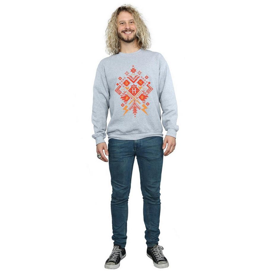 HARRY-POTTER Sweatshirt Motif Aztèque  