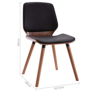 VidaXL Chaise de salle à manger cuir artificiel  