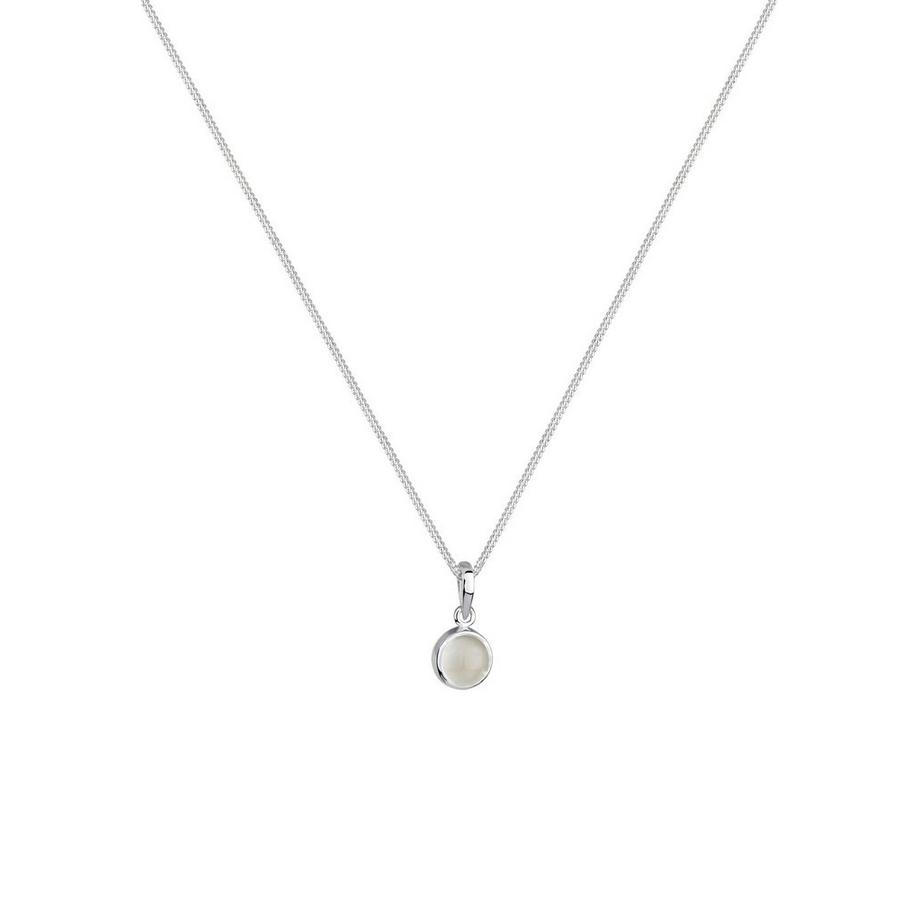 Elli  Halskette Mondstein Anhänger 