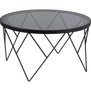 mutoni Table basse Towsthal verre gris 80  