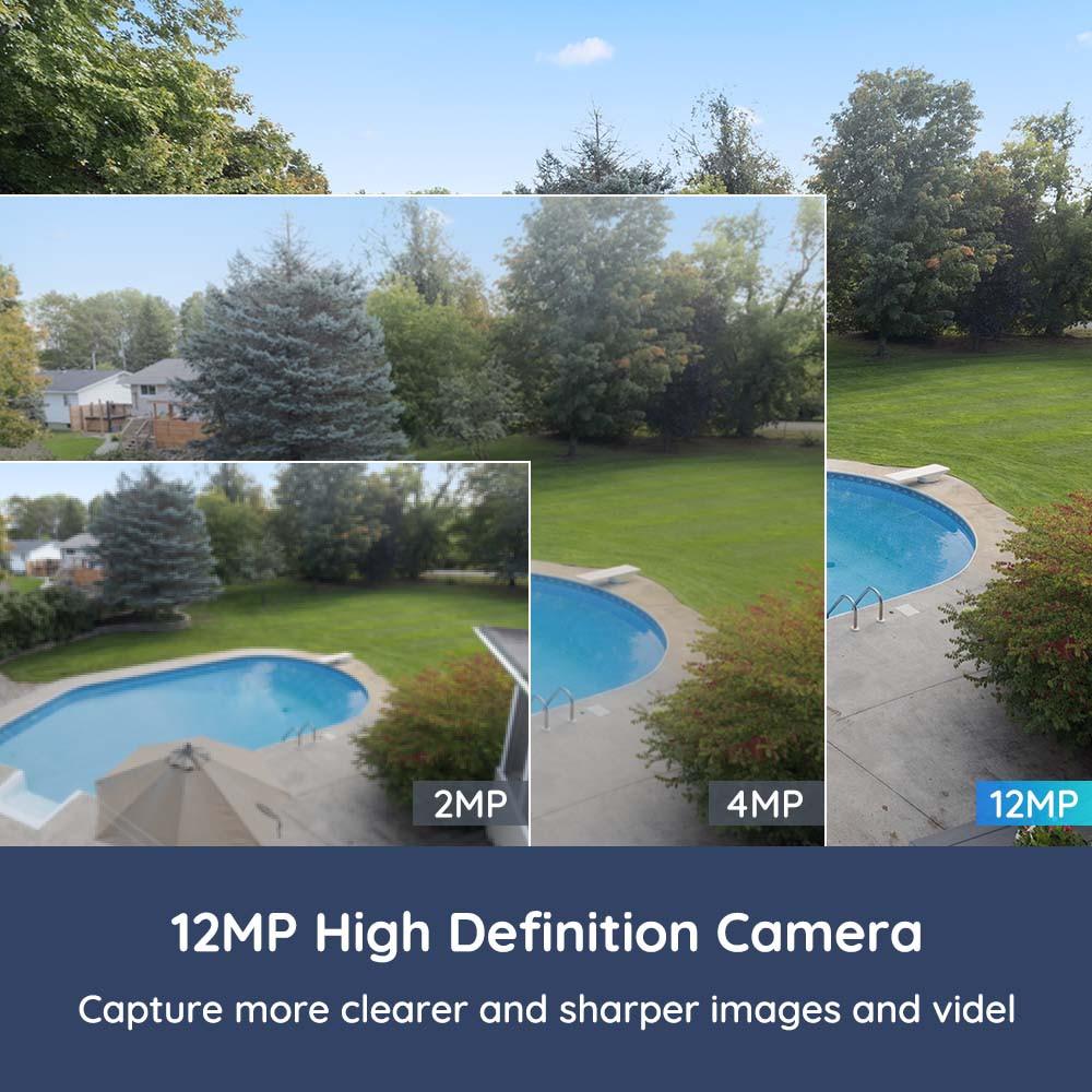 Reolink  Sistema NVS8-12MB4 8K PoE con 4 telecamere 