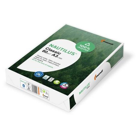 Mondi MONDI Nautilus Classic A3 88032444 80g, recycling 500 Blatt  