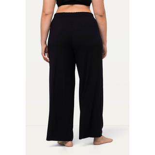 Ulla Popken  Pantalon Marlene à jambe large et taille élastique 