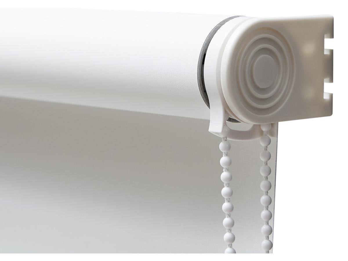 Vente-unique Verdunkelungsrollo aus Polyester - 180 x 180 cm - Weiß - MARRILA  