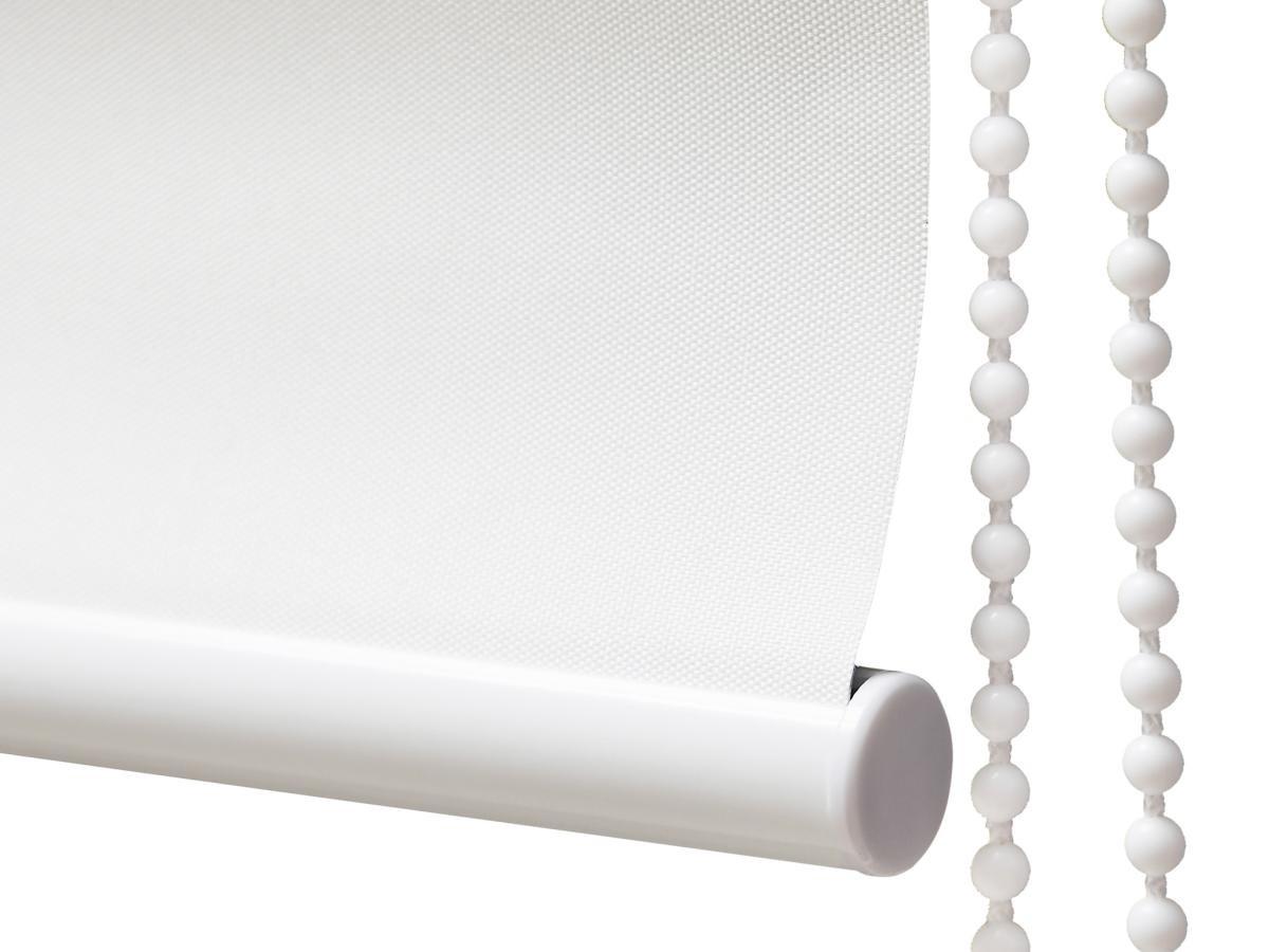 Vente-unique Verdunkelungsrollo aus Polyester - 180 x 180 cm - Weiß - MARRILA  