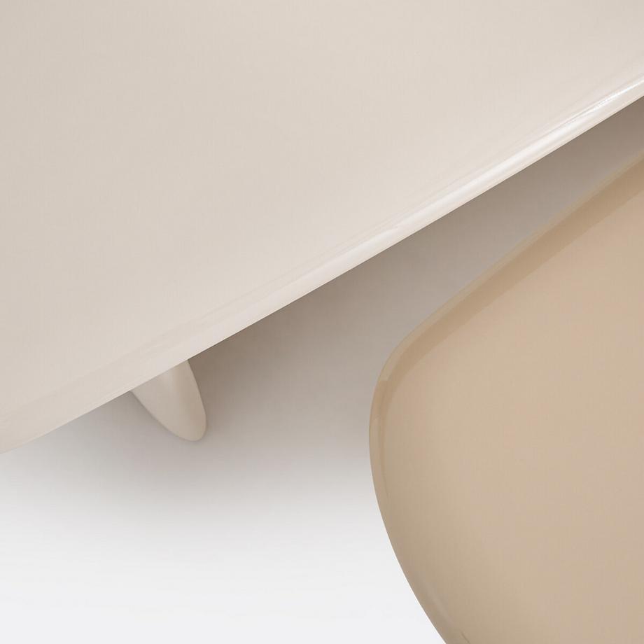 La Redoute Intérieurs Lot de 2 tables basses semi-gigognes  