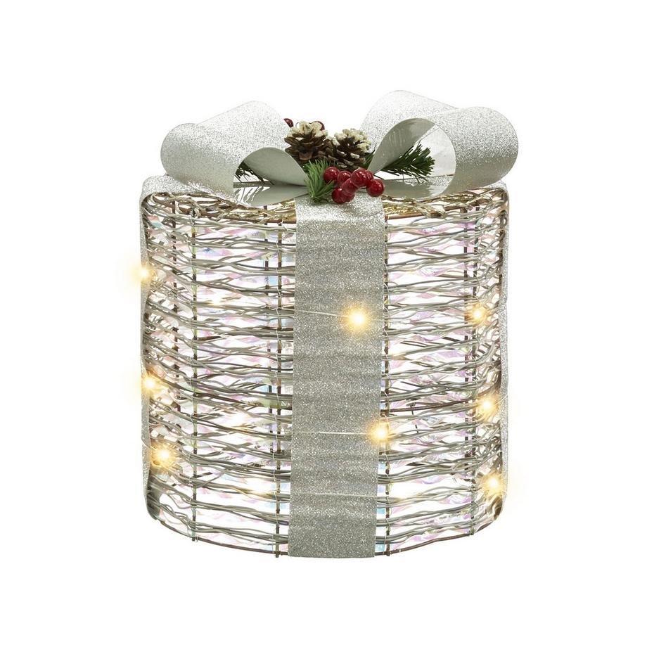 Beliani Lot de 3 décorations de Noël en Matière synthétique Traditionnel JULSO  