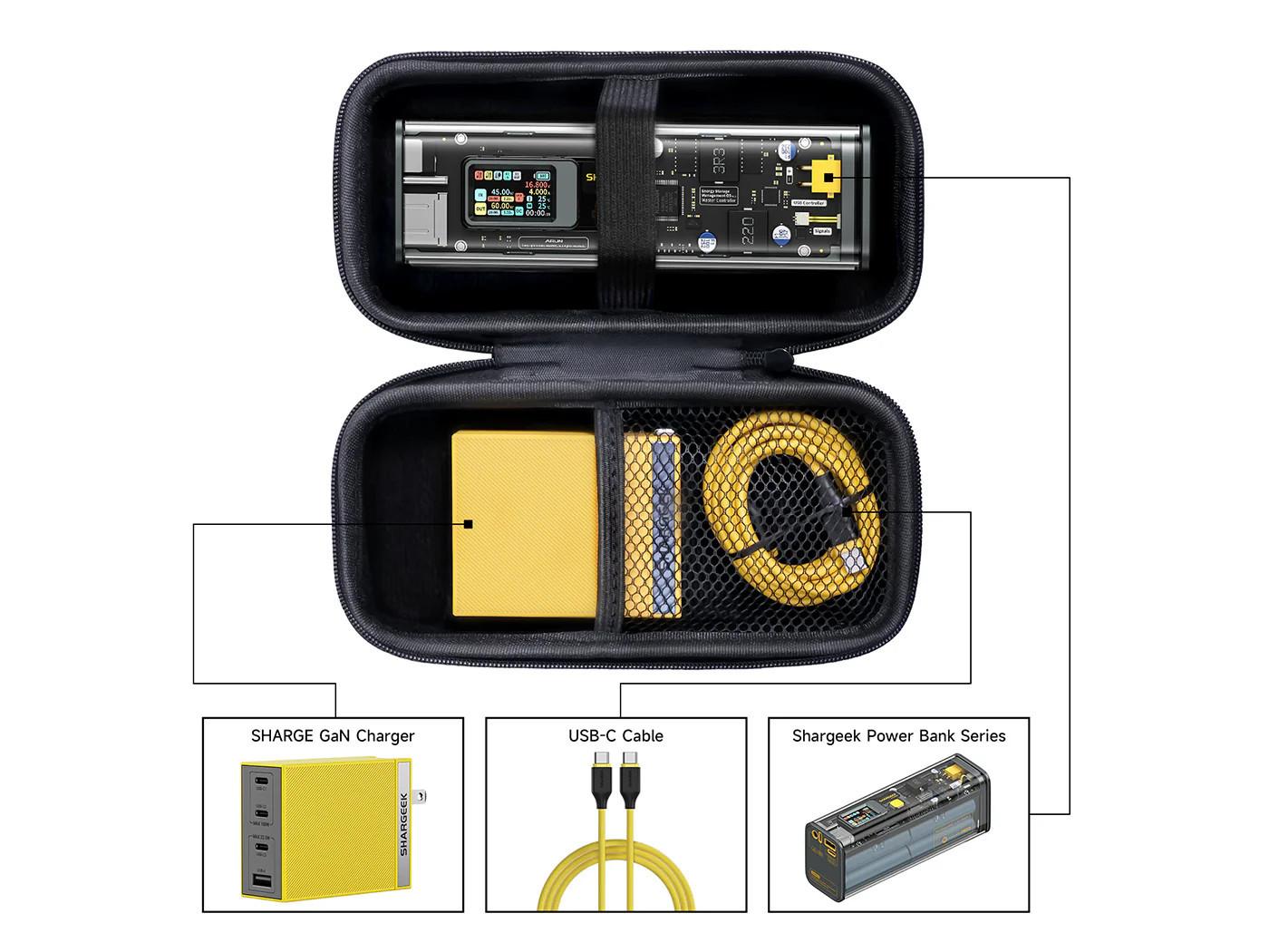 Sharge  petit sac pour la banque électrique 