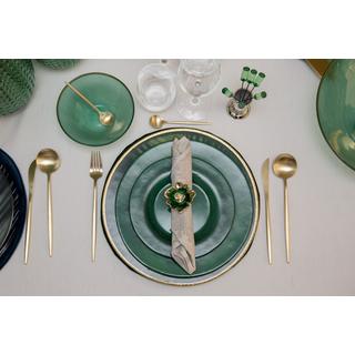 Aulica ASSIETTE PLATE LIGHT GREEN PAR BOITE DE - 6  