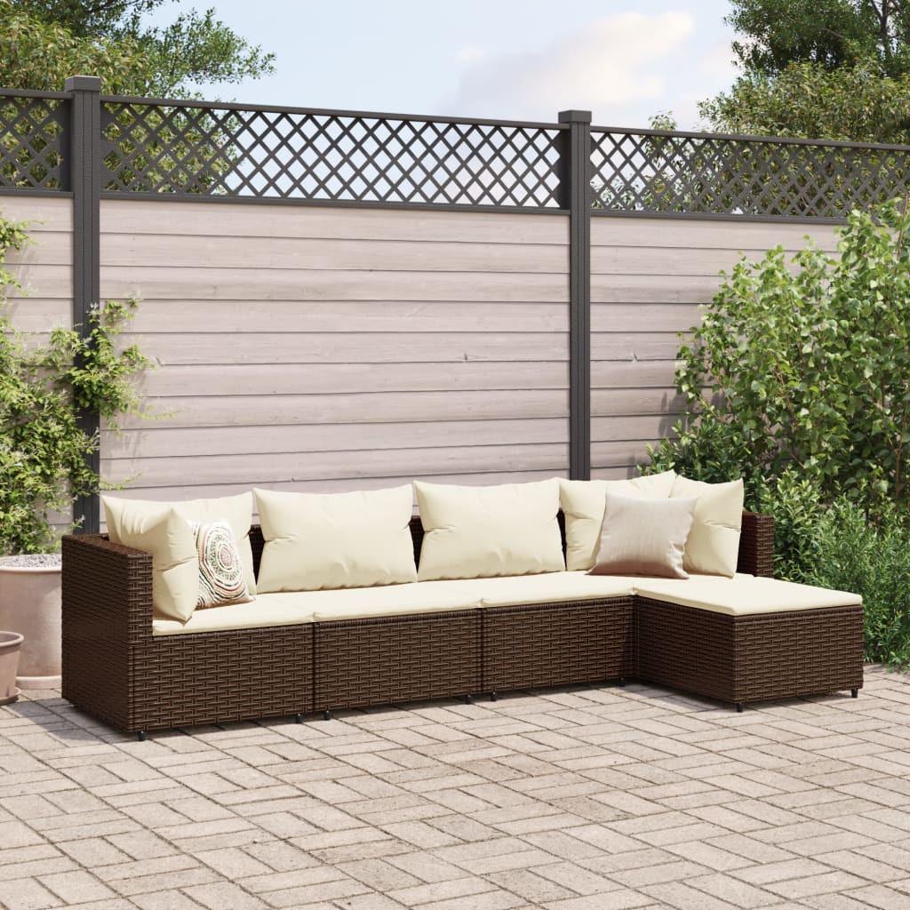 VidaXL Garten lounge set poly-rattan  