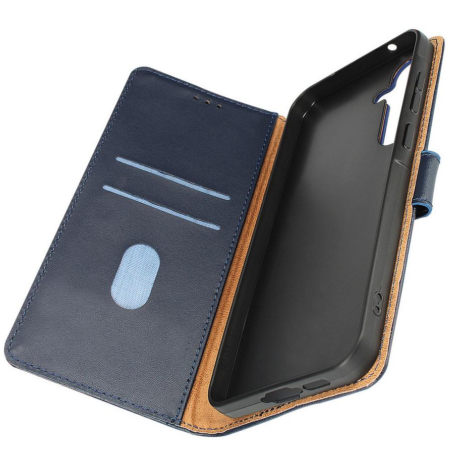 Avizar  Samsung A55 Lederhülle Dunkelblau 