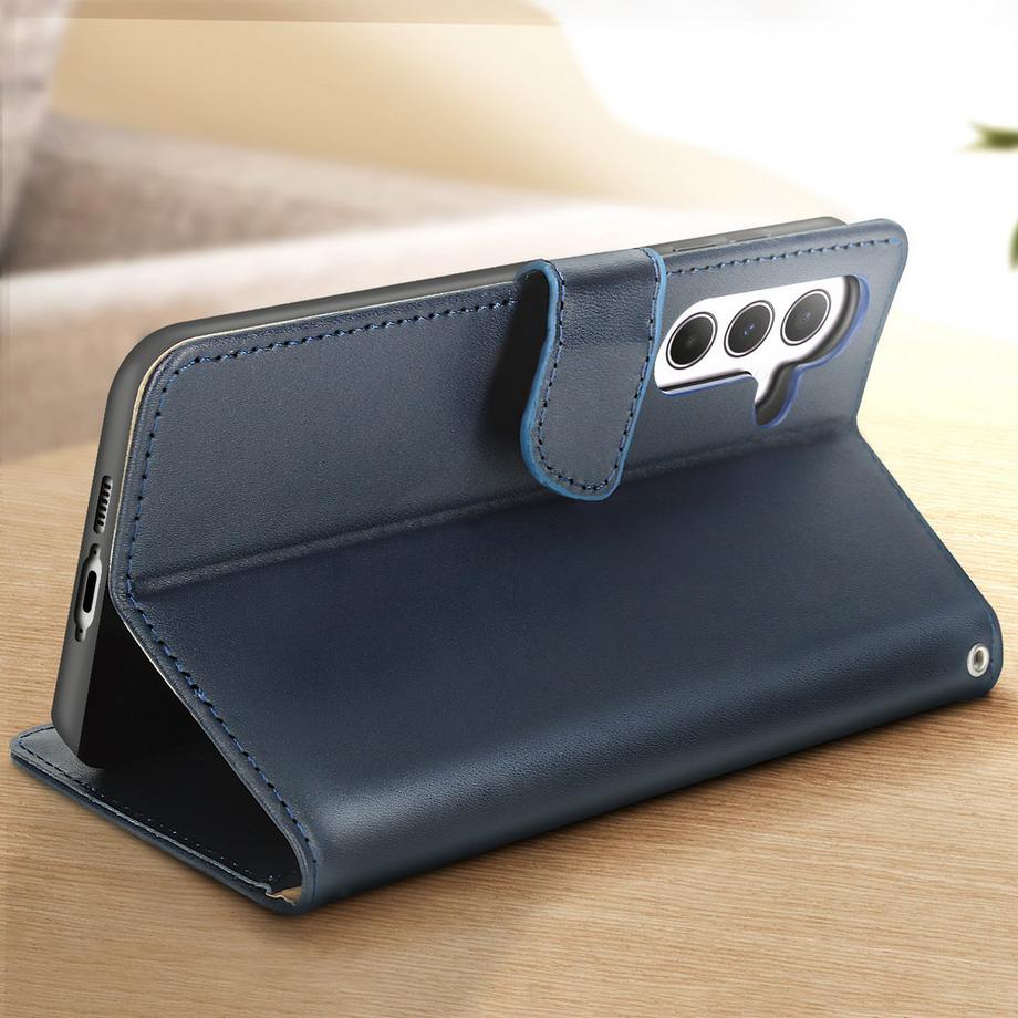 Avizar  Samsung A55 Lederhülle Dunkelblau 