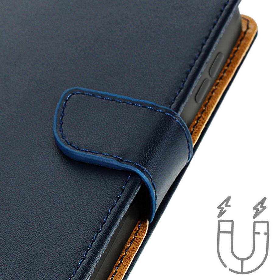 Avizar  Samsung A55 Lederhülle Dunkelblau 