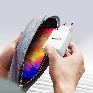 SWISSTEN  Caricatore GaN 30W USB + USB-C Swissten 