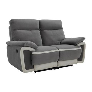 Relaxsofa elektrisch 2Sitzer METTI Samt