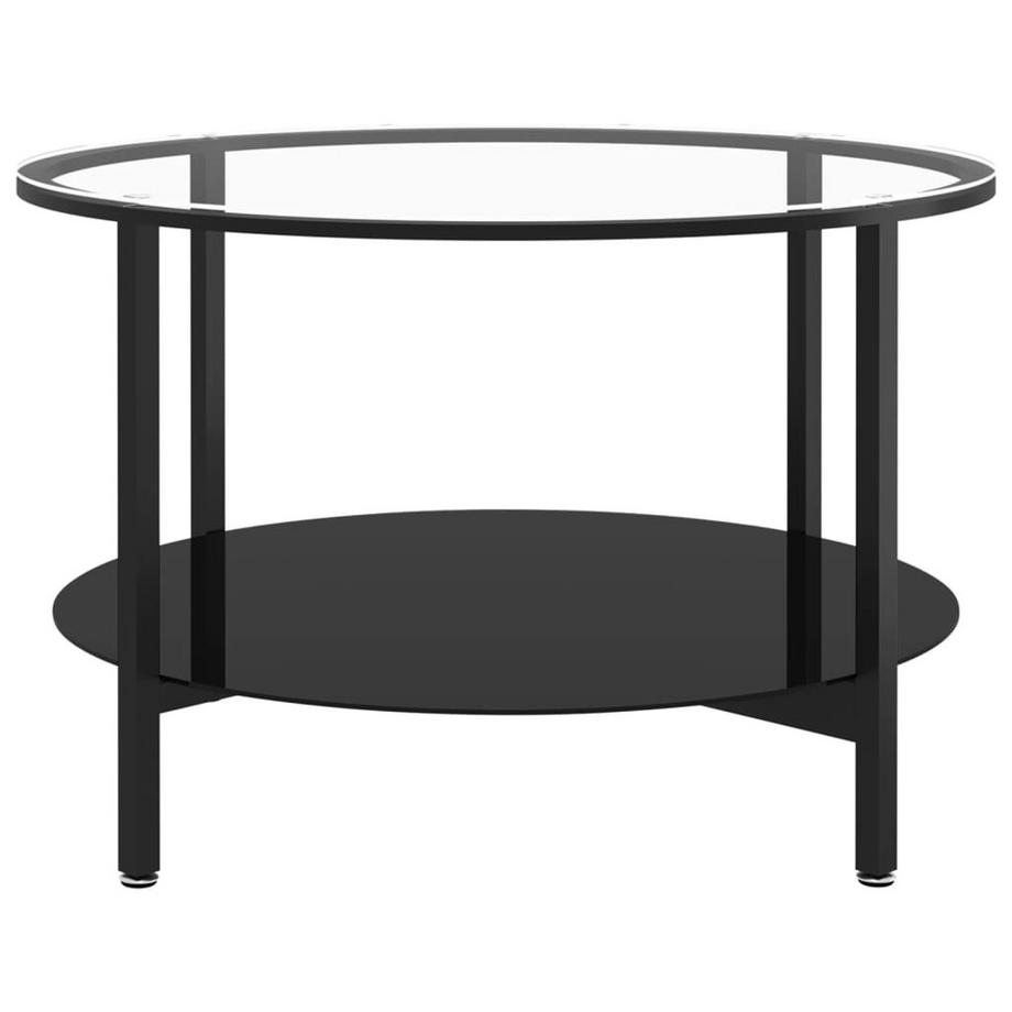 VidaXL Table à thé verre  
