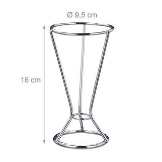 B2X Porte-frites, 4 pièces, acier inoxydable  