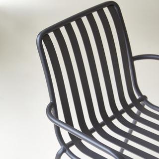 Tikamoon Poltroncina in metallo black Gaby  