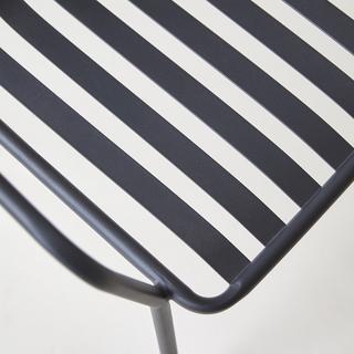 Tikamoon Poltroncina in metallo black Gaby  