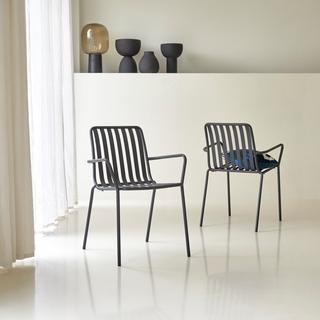 Tikamoon Poltroncina in metallo black Gaby  