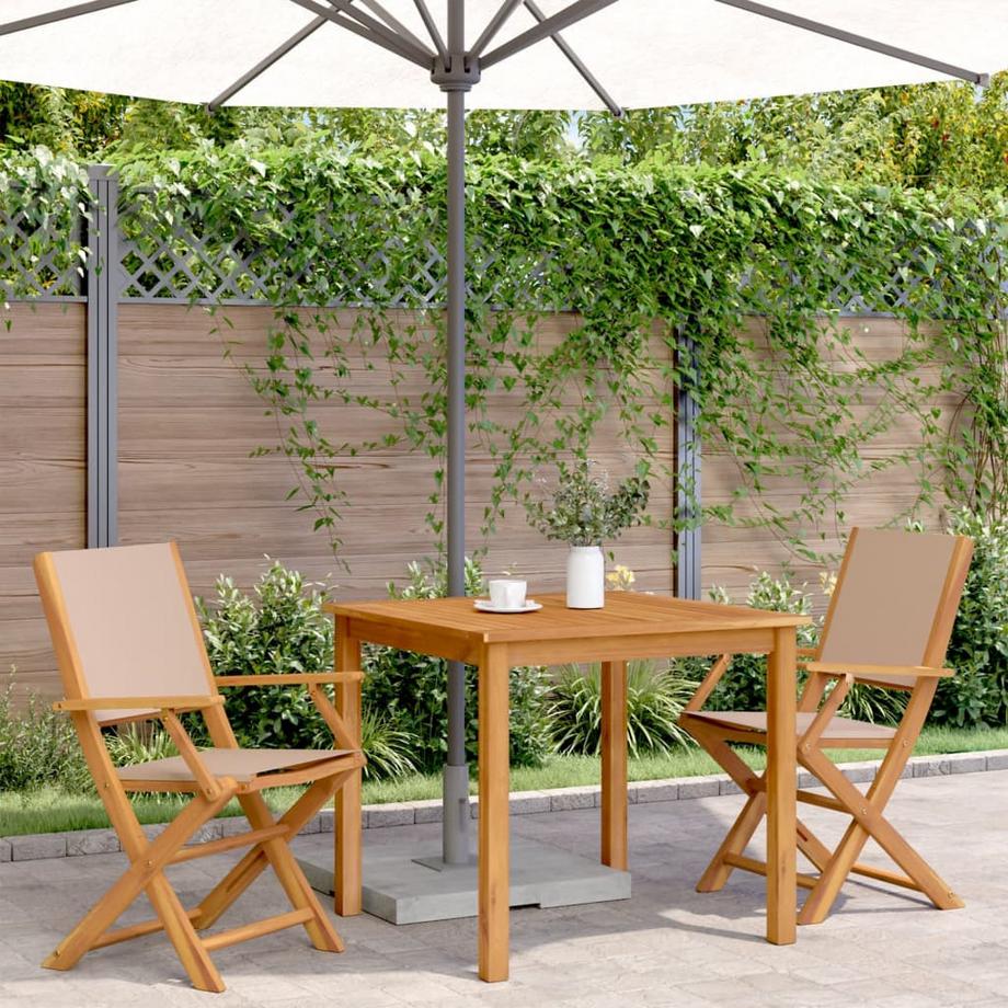 VidaXL Gartenstuhl akazienholz  