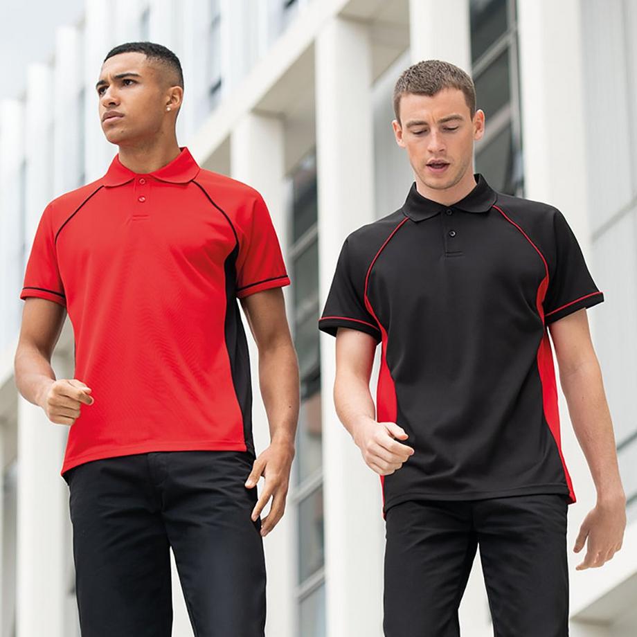 Finden & Hales Sport Panel Performance Poloshirt  