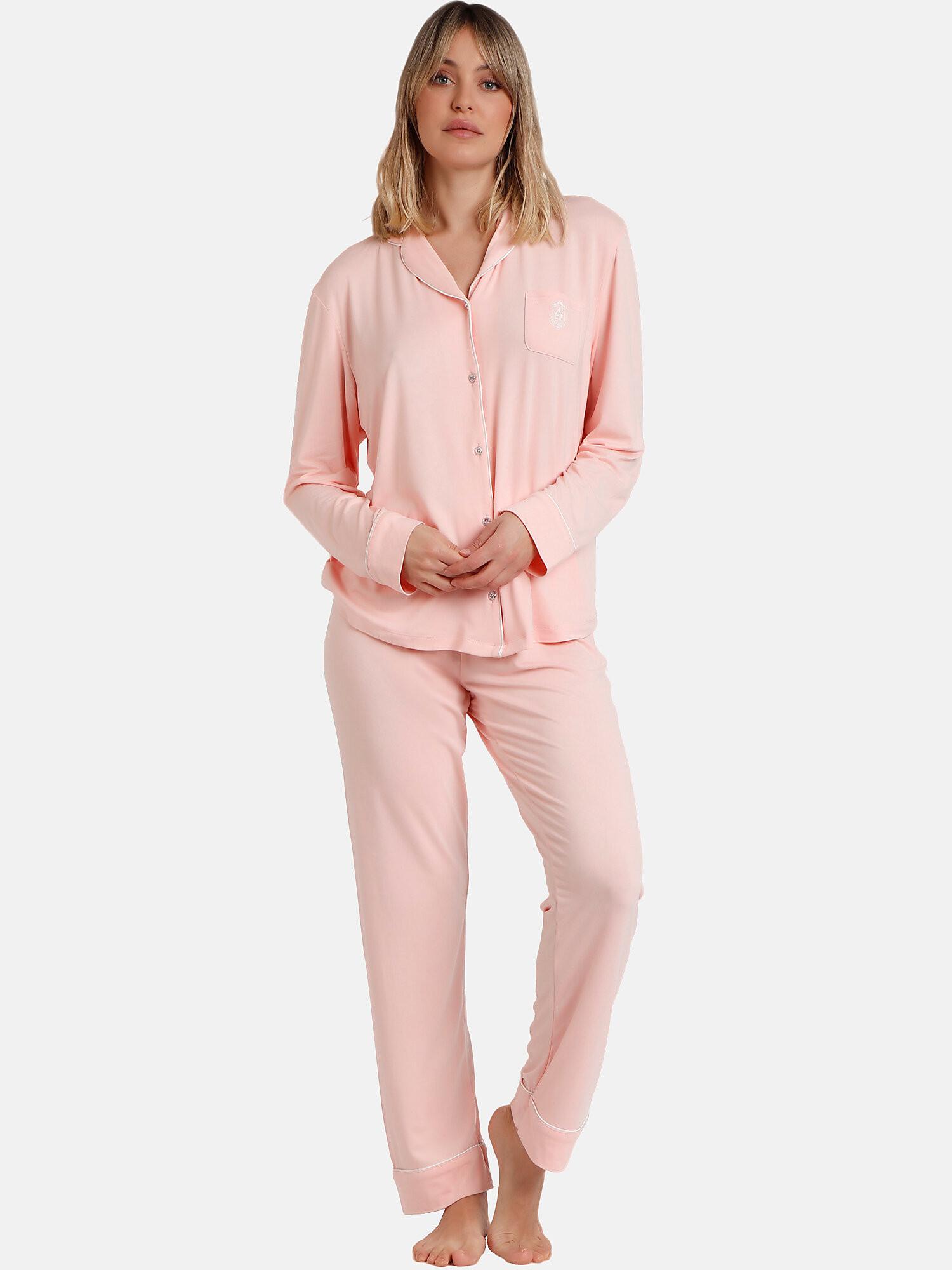 Admas  Pyjama Hose Hemd Soft Sleep 