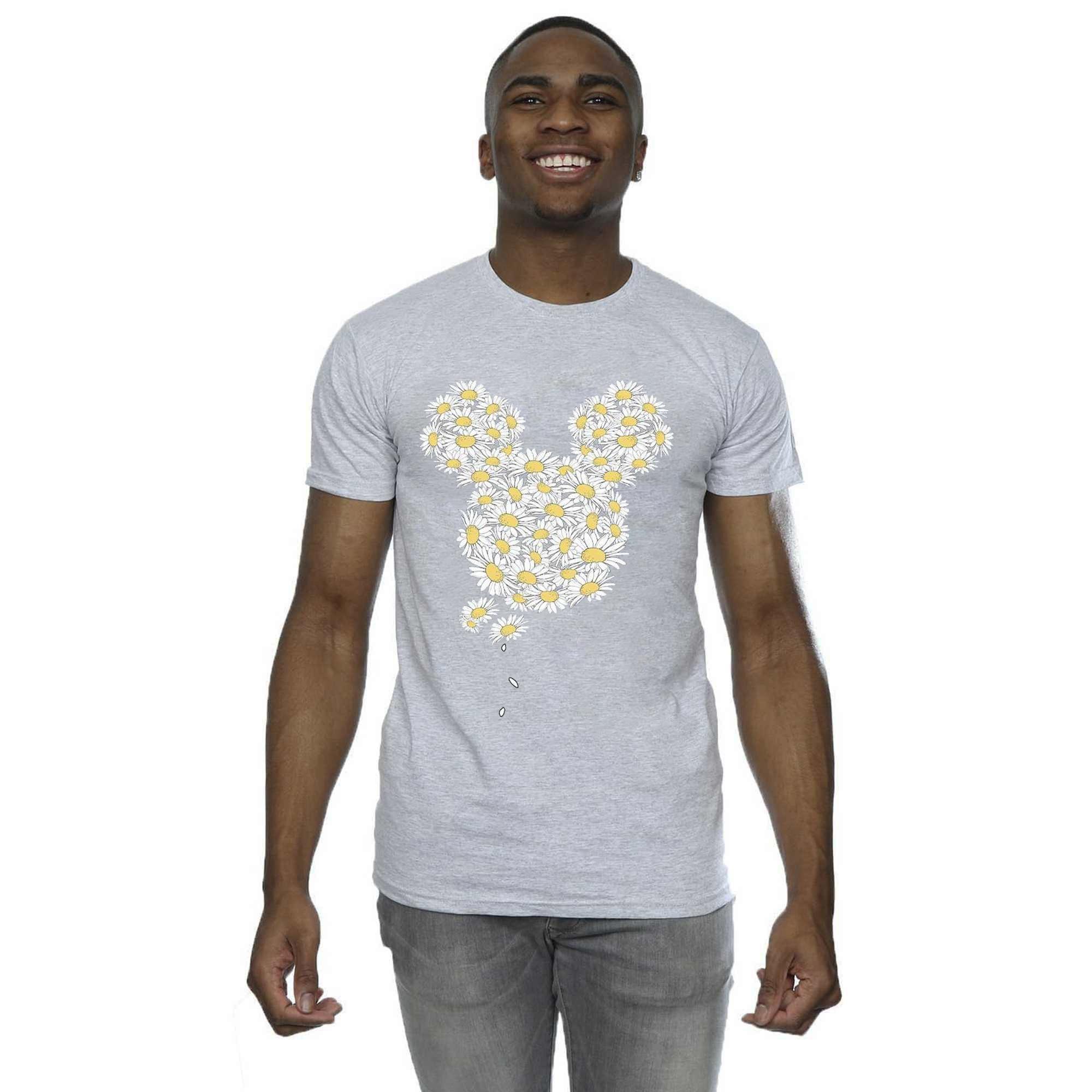MICKEY MOUSE Gänseblümchen Print T-Shirt  