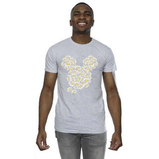 MICKEY MOUSE Gänseblümchen Print T-Shirt  