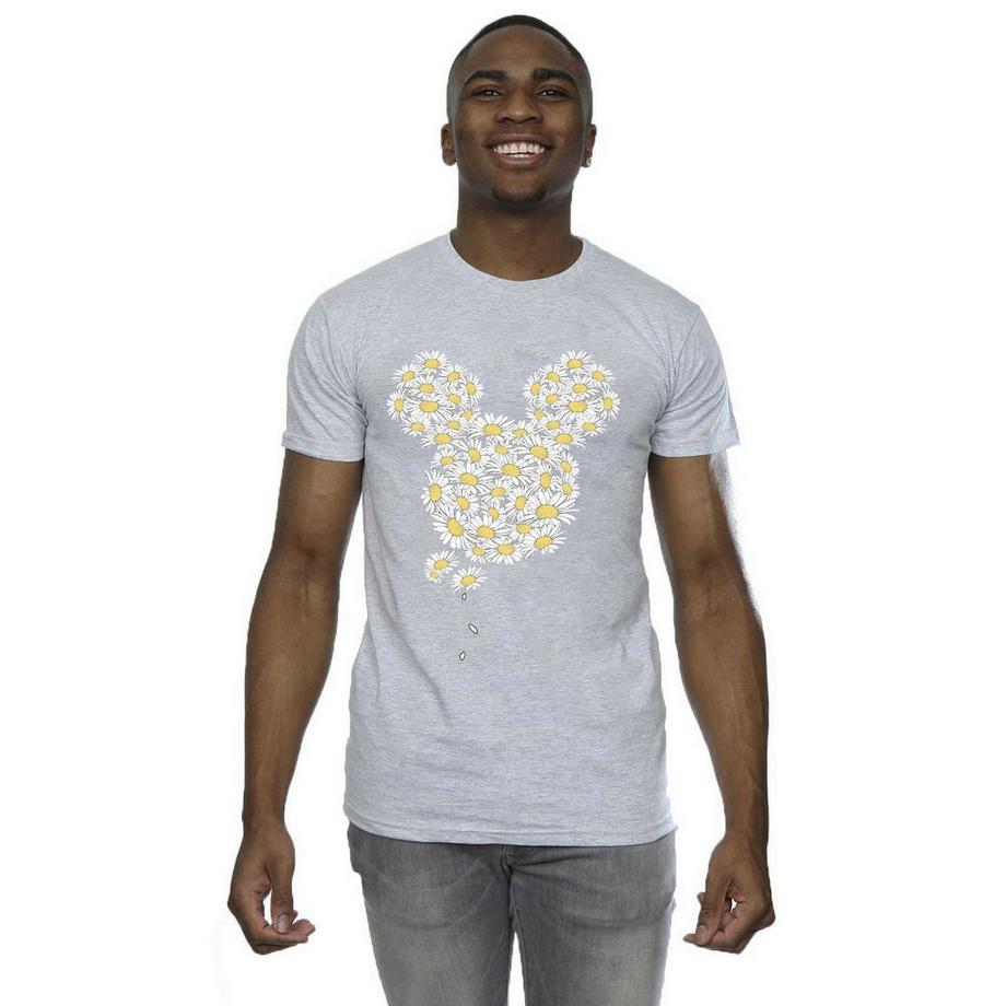 MICKEY MOUSE Gänseblümchen Print T-Shirt  
