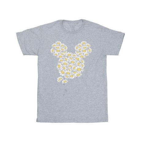 MICKEY MOUSE Gänseblümchen Print T-Shirt  