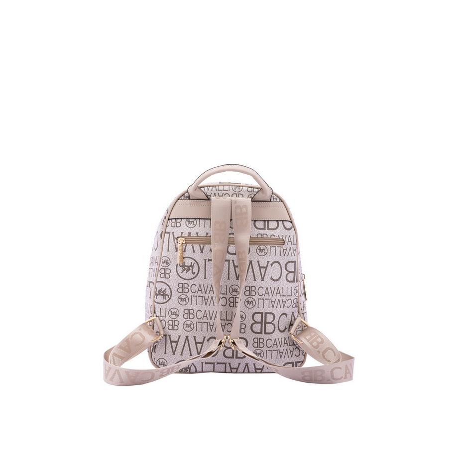 B Cavalli B Logo Print Rucksack  