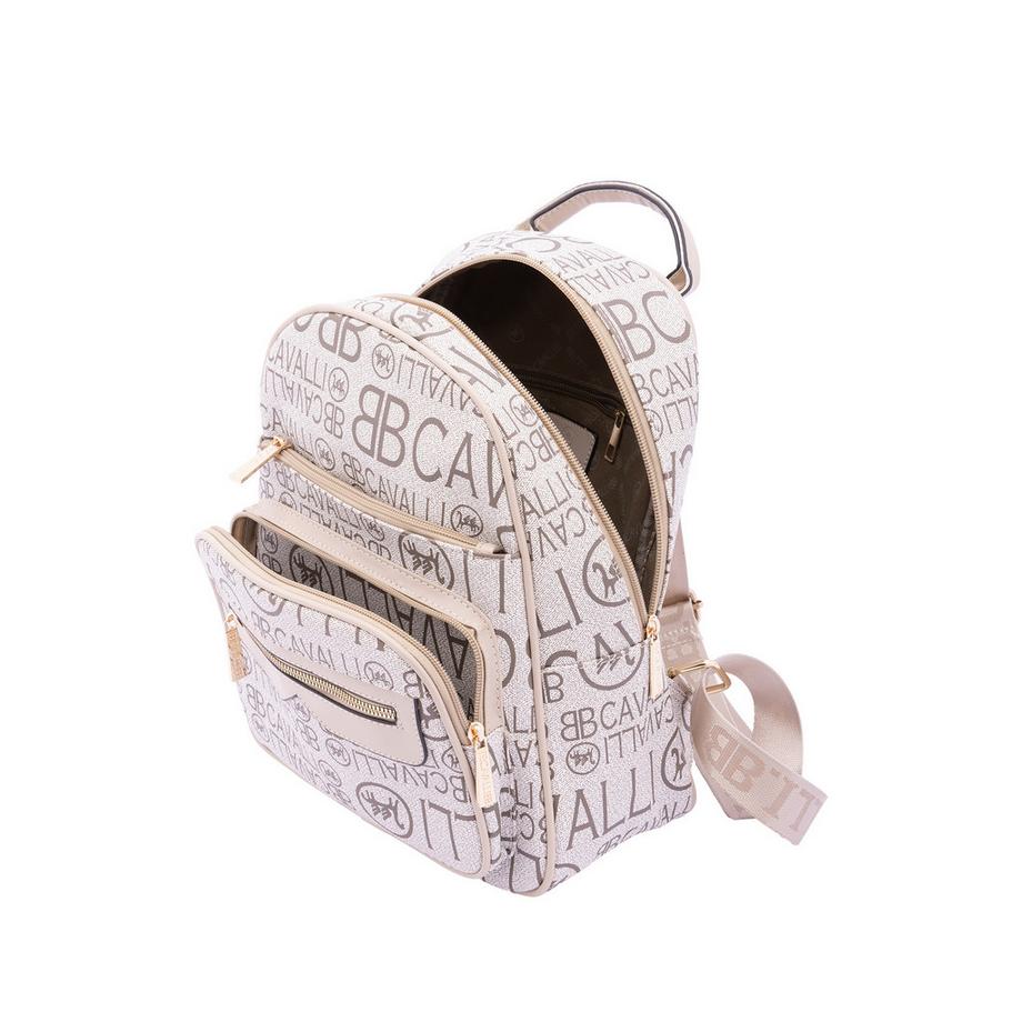 B Cavalli B Logo Print Rucksack  