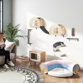 PawHut  Kletterwand Set 